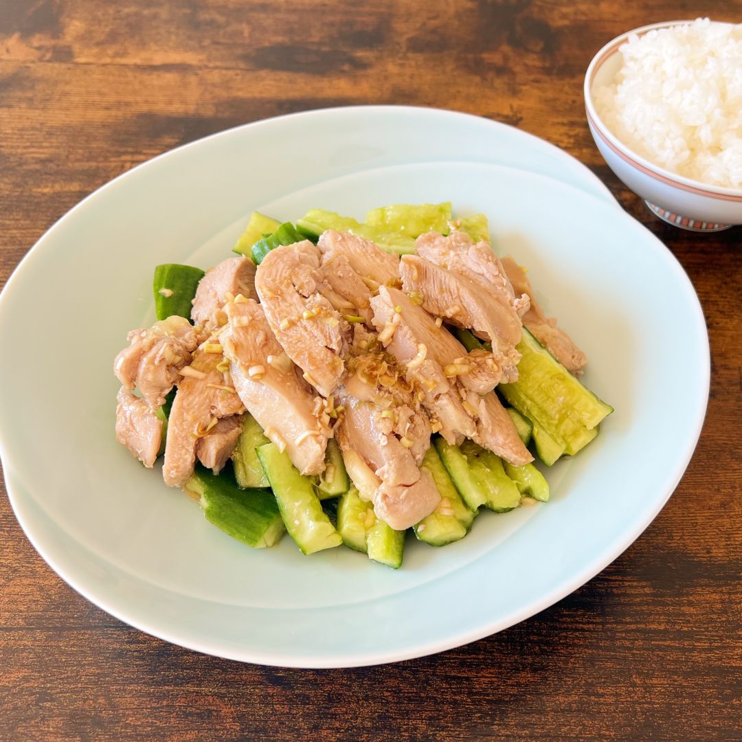 chicken and cucumber salad