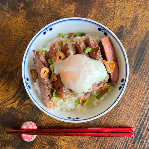 steak don with onsen tamago recipe