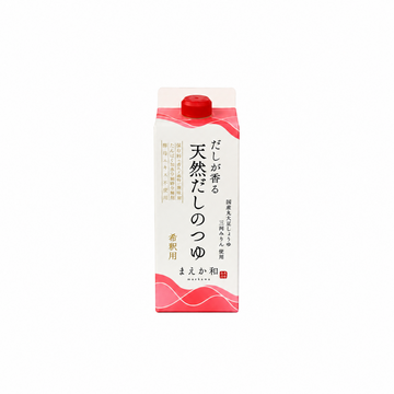 Natural Dashi Soup Base - ダシ香る天然だしのつゆ 500ml