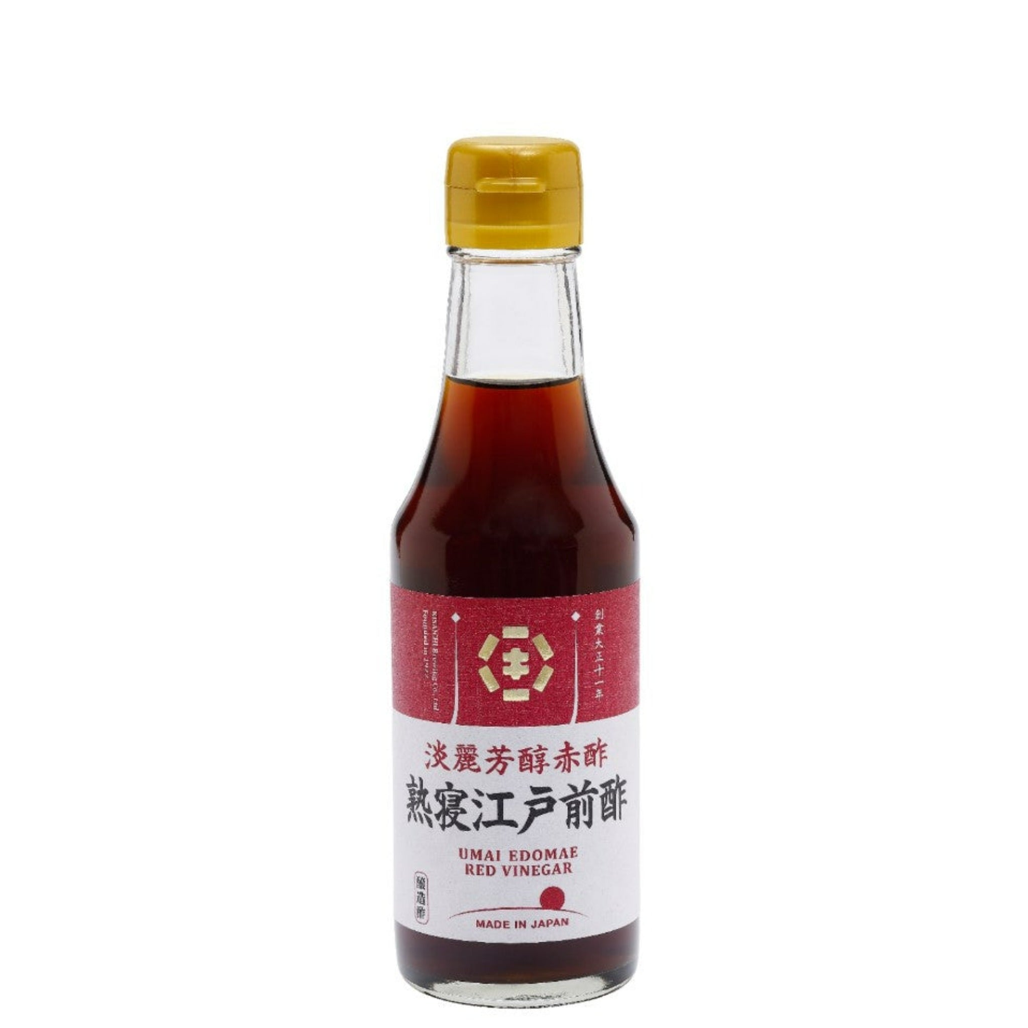 【KISAICHI】Matured Red Edo-mae vinegar "Mellow and rich red vinegar” -淡麗芳醇赤酢 熟寝江戸前酢-200ml