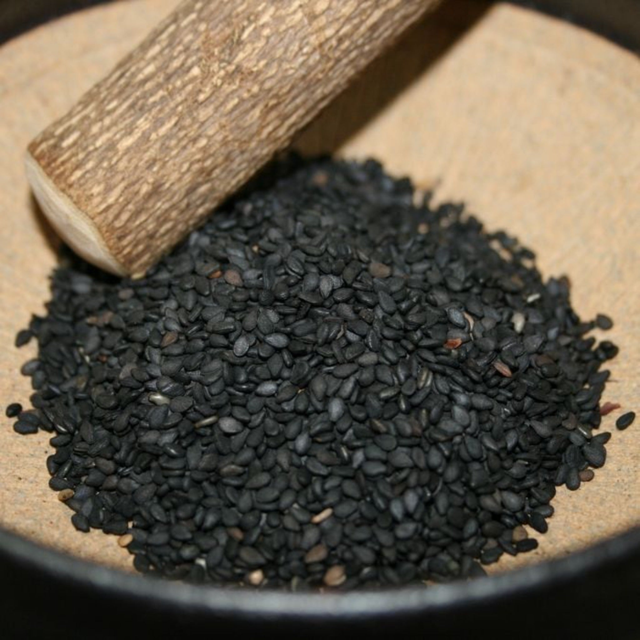 Japanese black sesame seeds - 日本産洗い胡麻 黒 - 50g