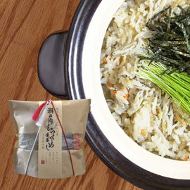 Cook-with-Rice Seasoning "Baby Sardine & Ginger" -炊き込みご飯の素 瀬戸内しらす生姜めし-153g - 0