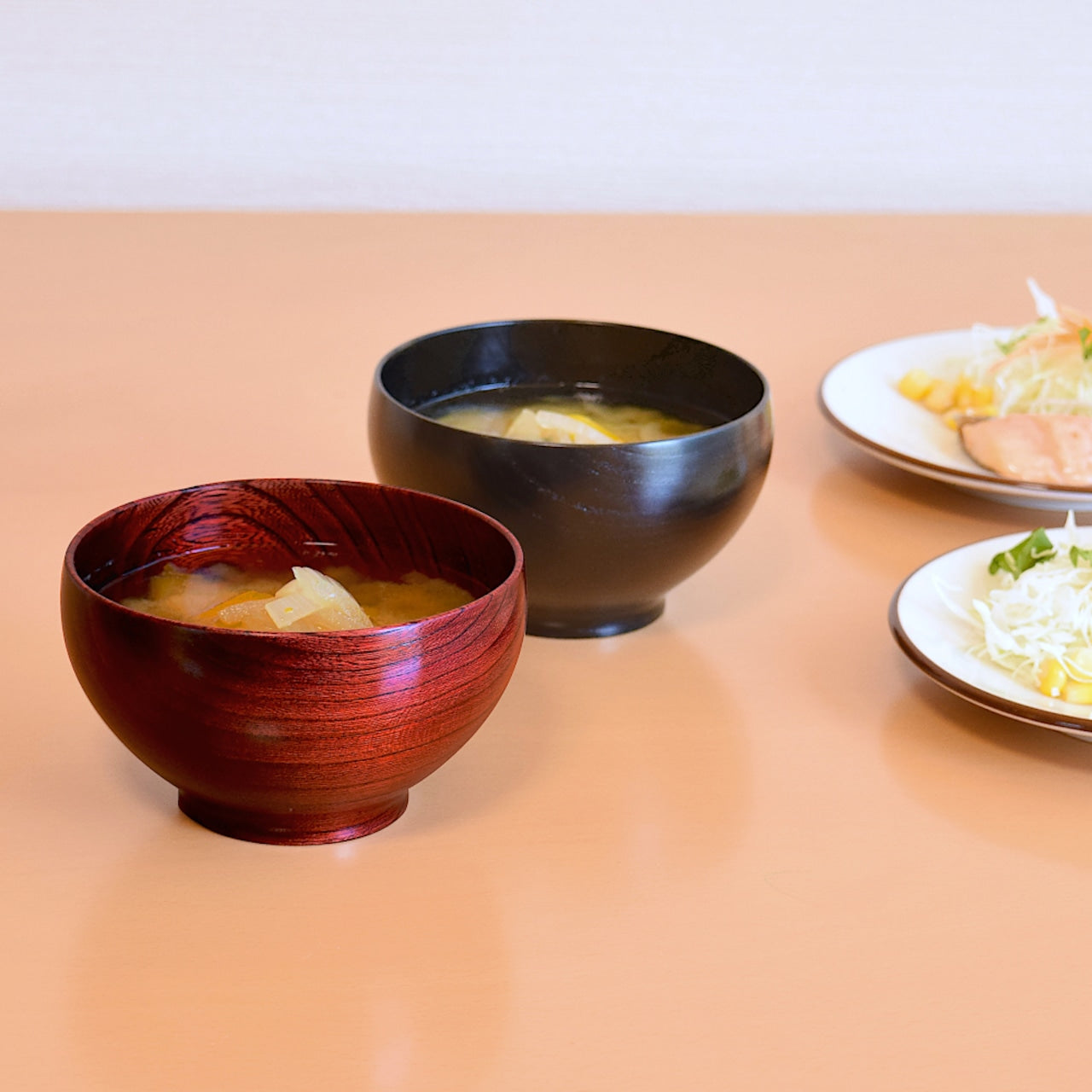 Chitose “Co” Wood Soup Bowl - ちとせ椀 摺漆 -