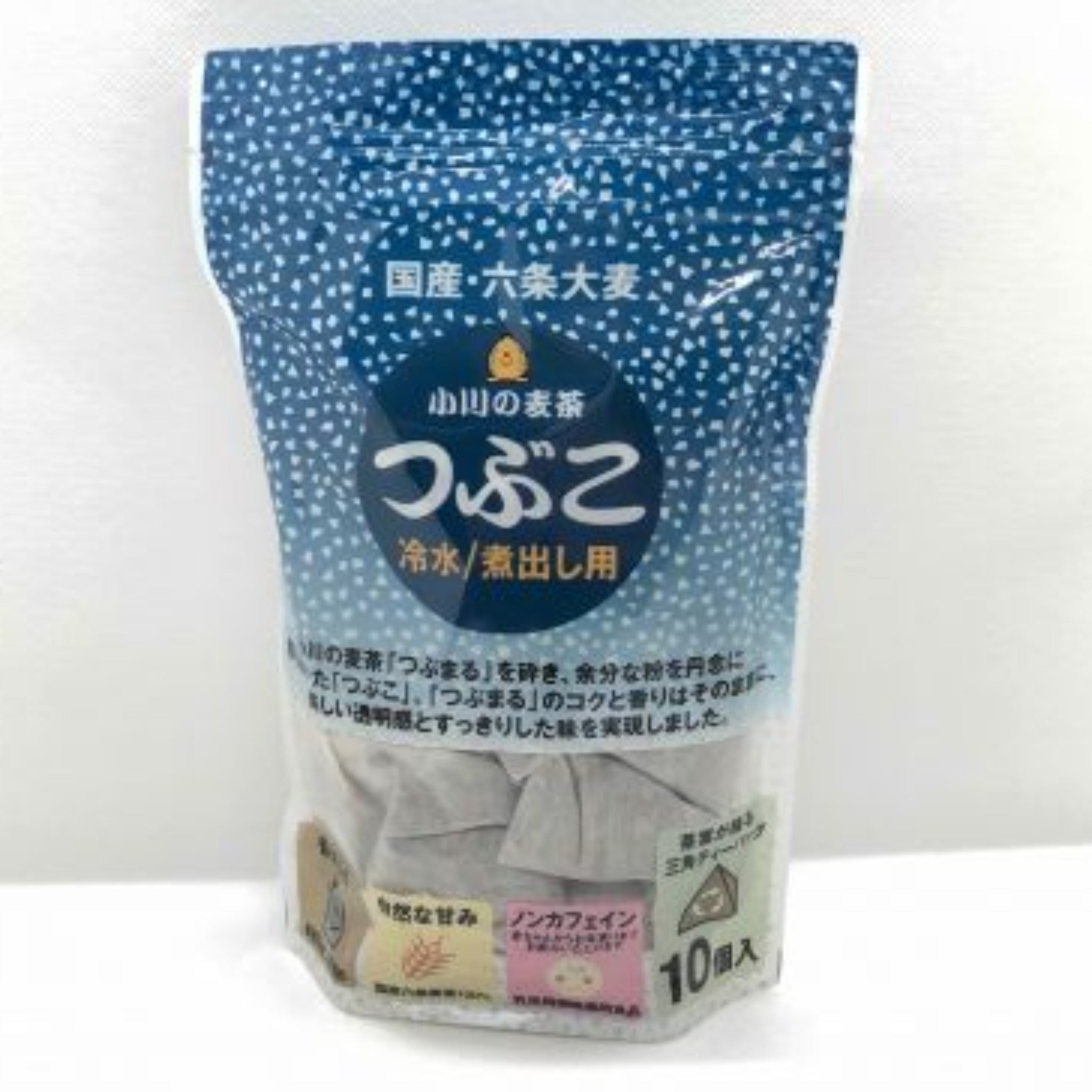 【OGAWA】Crushed barley tea "Tsubuko" - 小川の麦茶つぶこ 冷水/煮出し用 -  10g x 10p