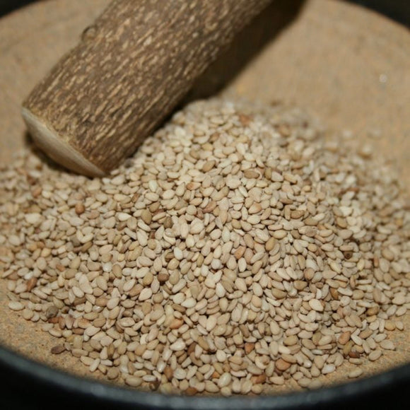 【MORIKA】Japanese white sesame seeds - 日本産洗い胡麻　白 - 50g