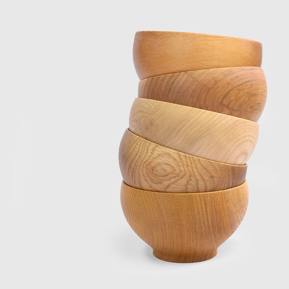 Chitose “Na” Wood Soup Bowl - ちとせ椀 Natural -