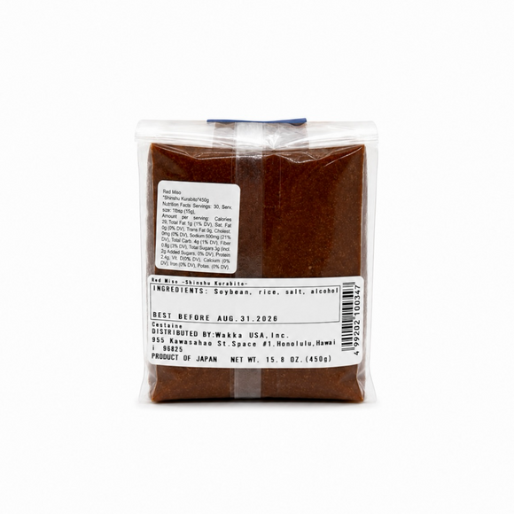 Shinshu Kurabito Miso "Red" - 信州蔵人 赤味噌 450g