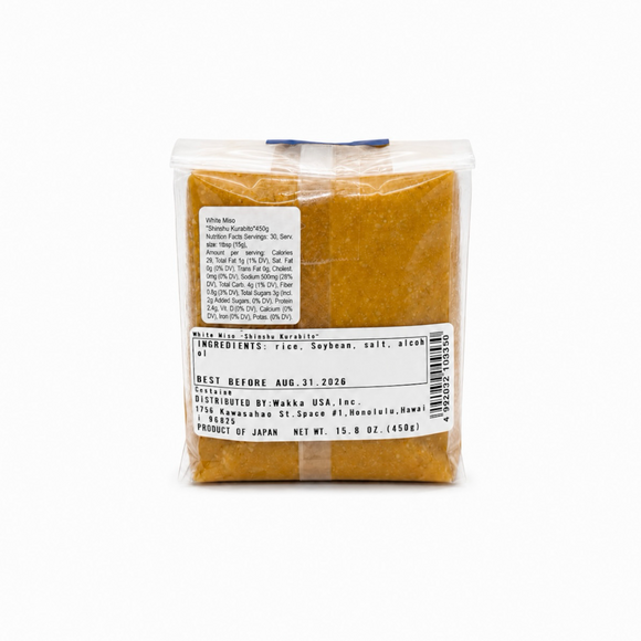 Shinshu Kurabito Miso "White" - 信州蔵人 白味噌 450g