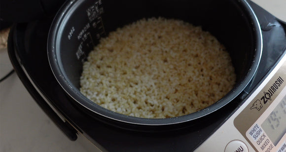 cook rice in a rice cooker