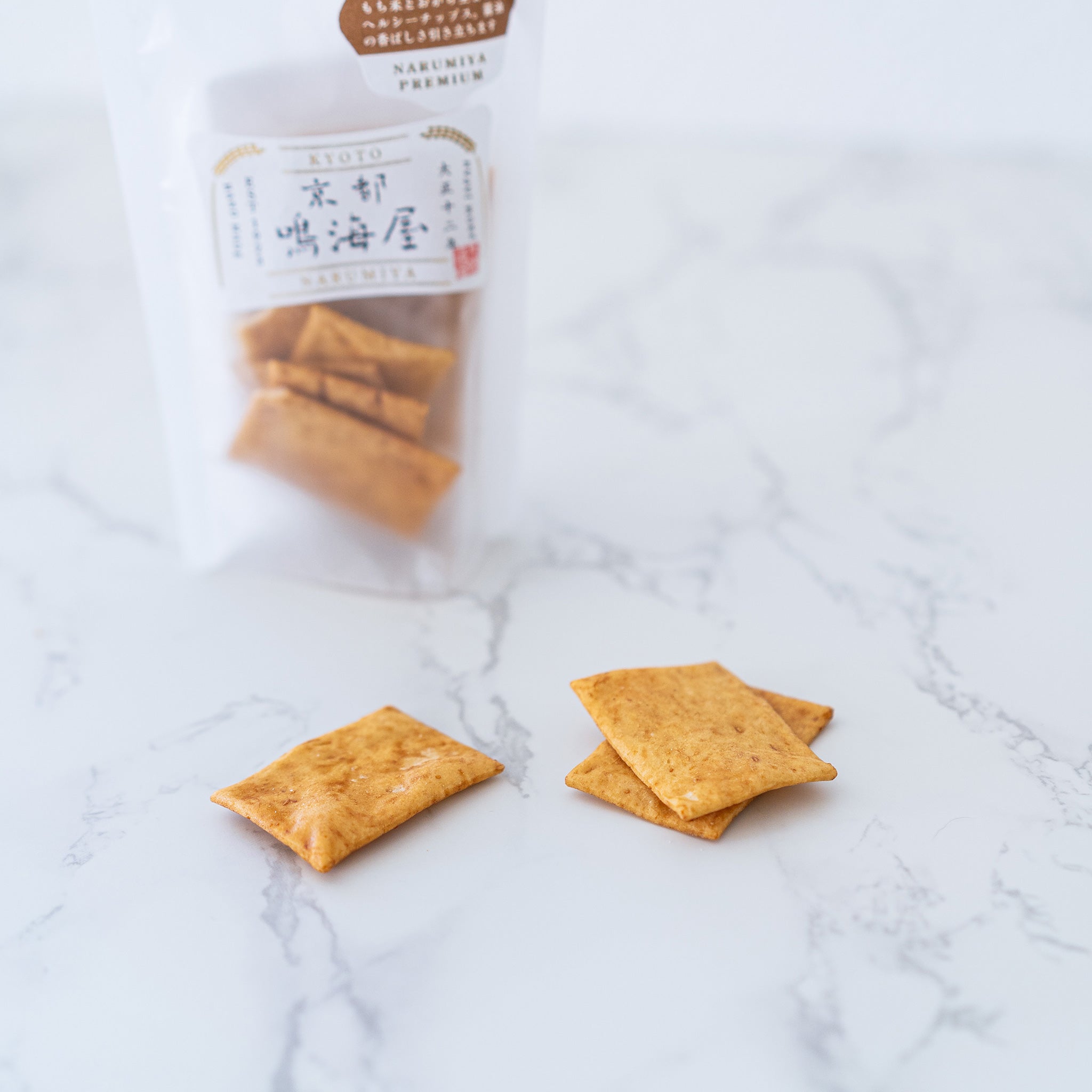 【Narumiya】Rice crackers "Okara & Soy sauce" - おからあられ　醤油 - 35g