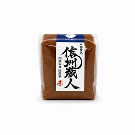 Shinshu Kurabito Miso "Red" - 信州蔵人 赤味噌 450g