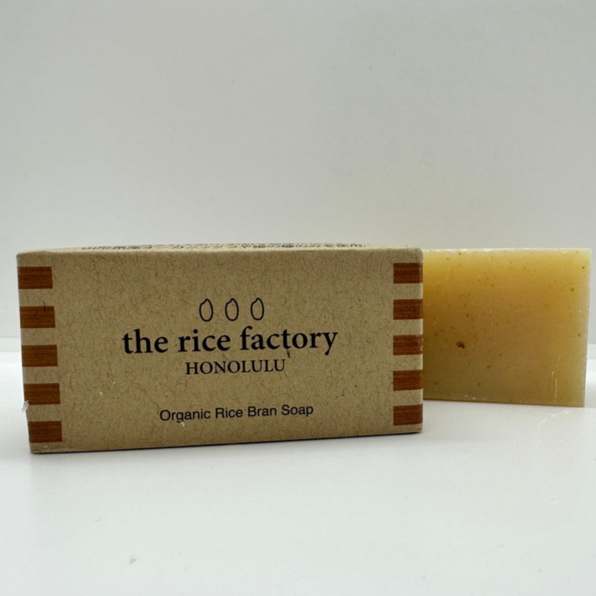 【the rice factory】Organic rice bran soap - オリジナル米ぬか石鹸 - 5oz