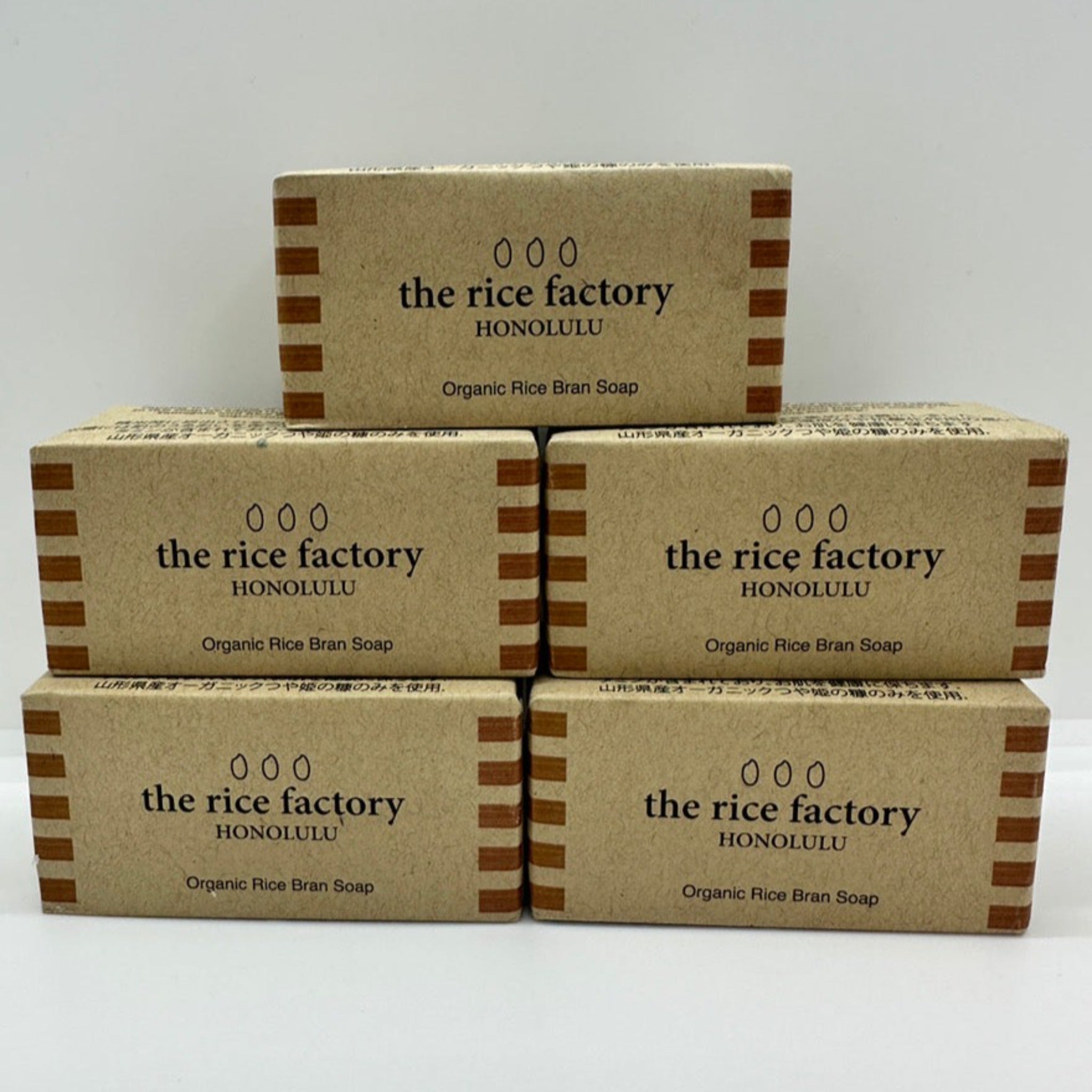 【the rice factory】Organic rice bran soap - オリジナル米ぬか石鹸 - 5oz