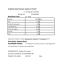 Ginger and Black Garlic paste - 食べたくて生姜ない - 90g-8