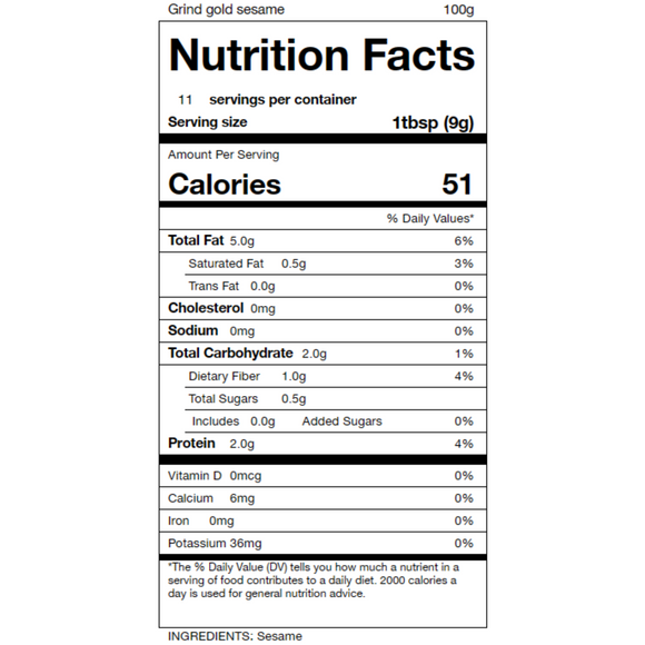 Ground sesame seeds"Gold"