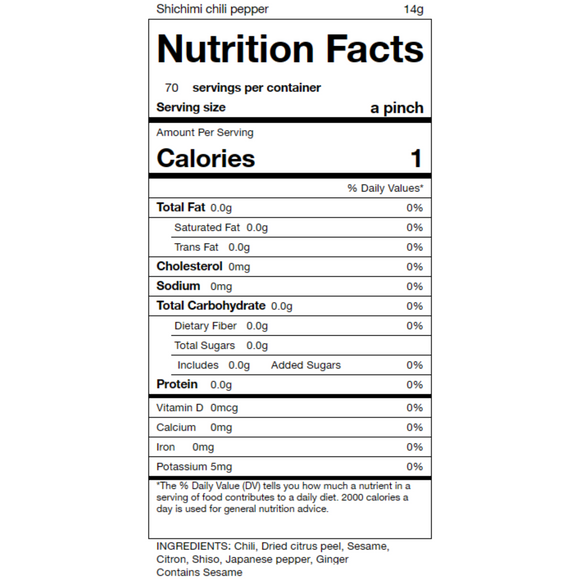 Shichimi pepper