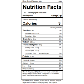 Fresh Grated Japanese Wasabi