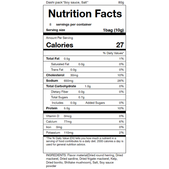 Natural soup stock bag