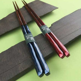 【HASHIKYU】Chopsticks Natural Wood,Shave,Painting "Countryside" -天然木削り塗分け「田園」-