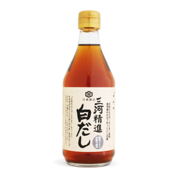 【NITTO JOZO】All-purpose seasoning "White Dashi" for Vegan -三河精進白だし- 400ml