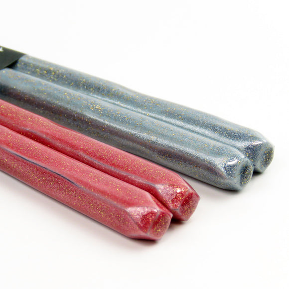 "Ryusai" Dual-Finish Chopsticks - 箸 削り塗分け　流彩