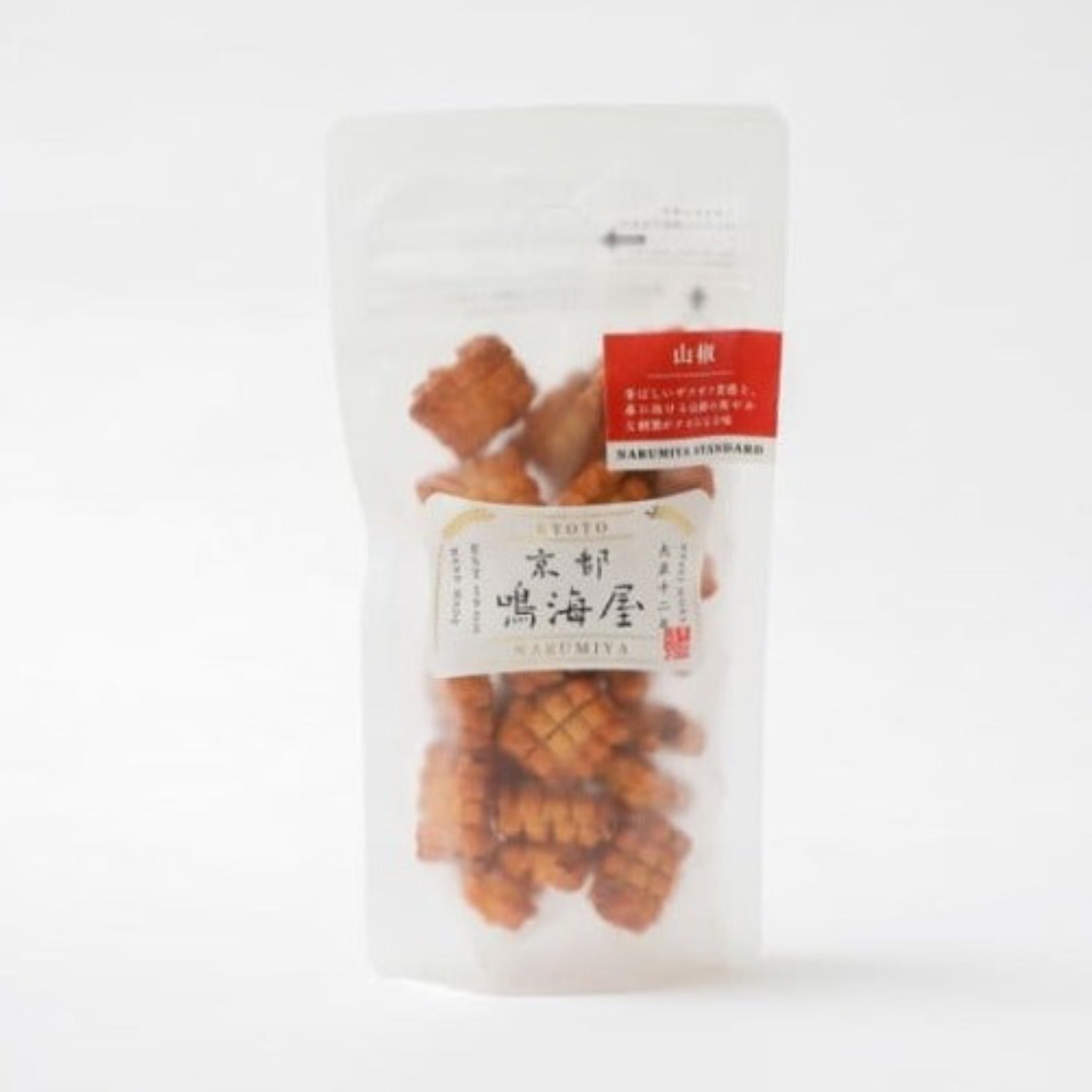 【Narumiya】Rice crackers "Japanese pepper" - 山椒おかき - 50g