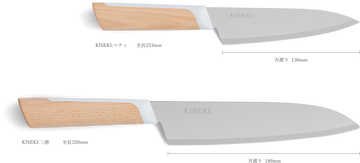 KISEKI Santoku Knife 180mm – 超硬合金包丁 KISEKI 三徳 - 0