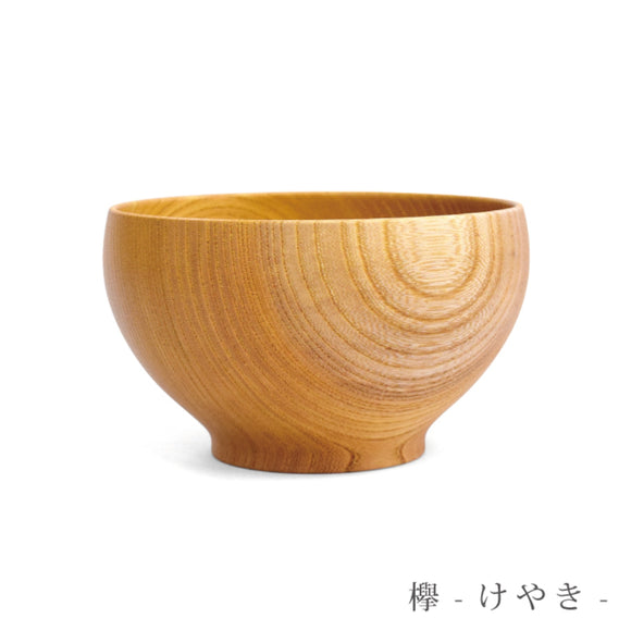 Chitose “Na” Wood Soup Bowl - ちとせ椀 Natural -