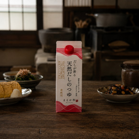 Natural Dashi Soup Base - ダシ香る天然だしのつゆ 500ml