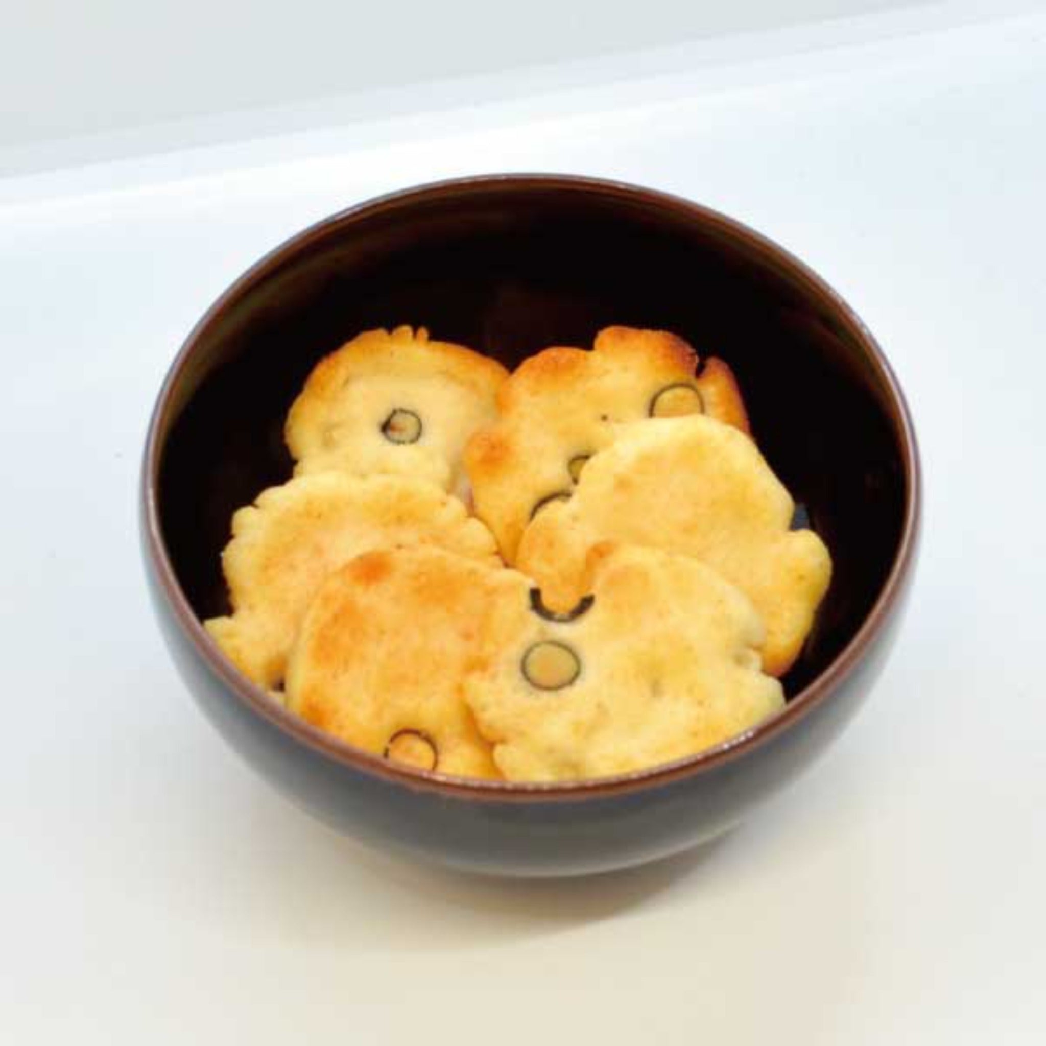 【TAKAMIOKAKI】Rice Cracker "Black Soybeans" Hand made 【Additive-Free】-丹波黒大豆おかき　たかみ- 9pc