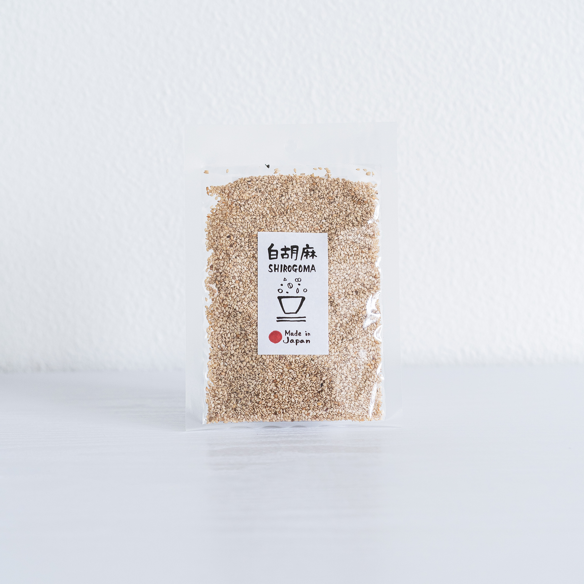 【MORIKA】Japanese white sesame seeds - 日本産洗い胡麻　白 - 50g