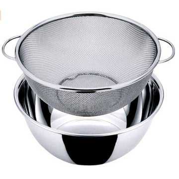 【NAGAO】Deep Bowl ＆ Colander with Handle -深型ボール＆取っ手付きザルセット-