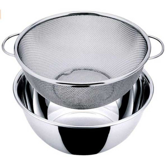 【NAGAO】Deep Bowl ＆ Colander with Handle -深型ボール＆取っ手付きザルセット-