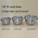 【NAGAO】Deep Bowl ＆ Colander with Handle -深型ボール＆取っ手付きザルセット-