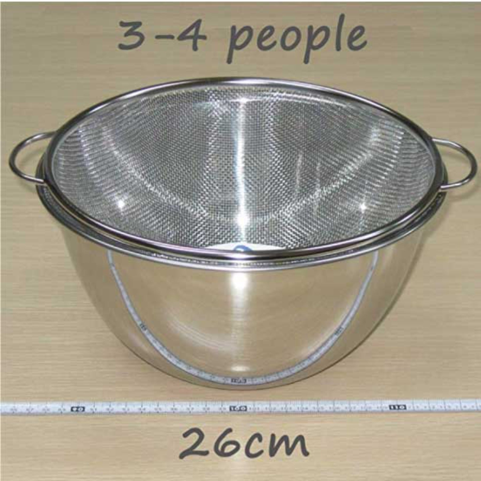 【NAGAO】Deep Bowl ＆ Colander with Handle -深型ボール＆取っ手付きザルセット-